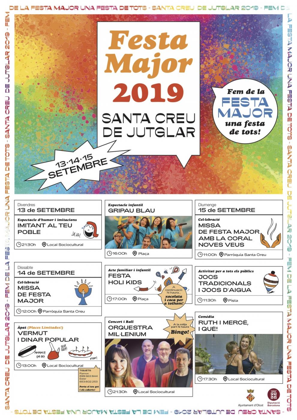 Tot a punt per la Festa Major de Santa Creu de Jutglar